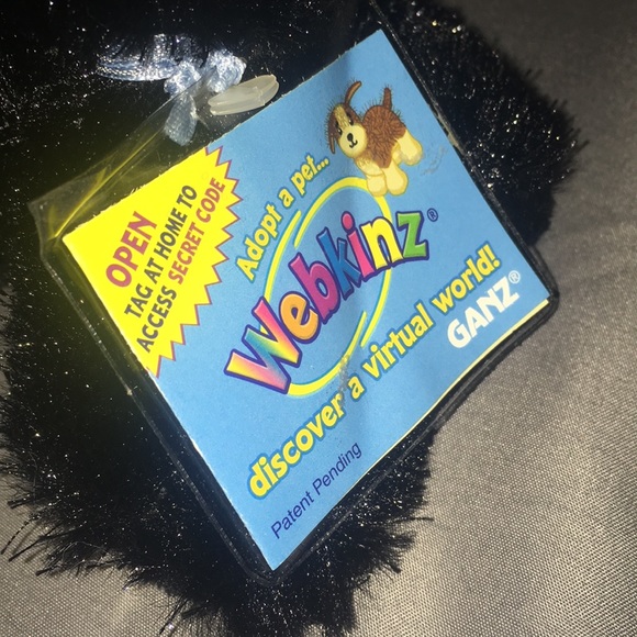 Vintage Webkins Black Cat w/Code - Picture 2 of 3